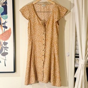 ‼️ SALE TODAY ONLY $10‼️ ✦ American Eagle ✦ Yellow Floral Sundress ✦ Size XS ✦